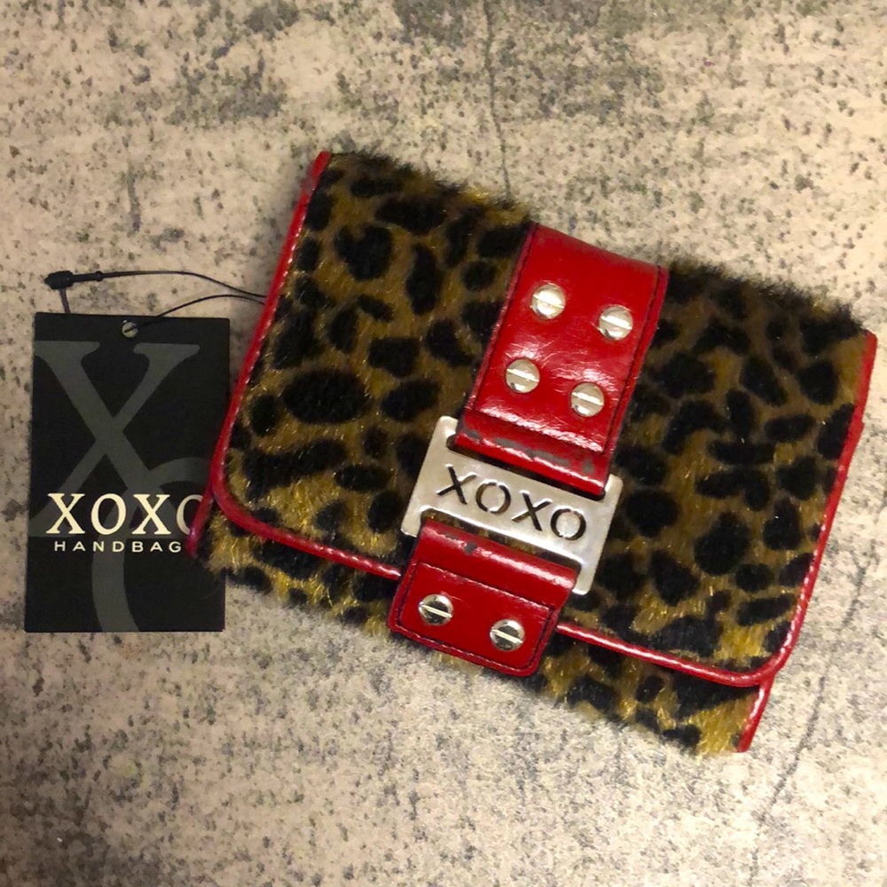 XOXO Leopard Fur Wallet